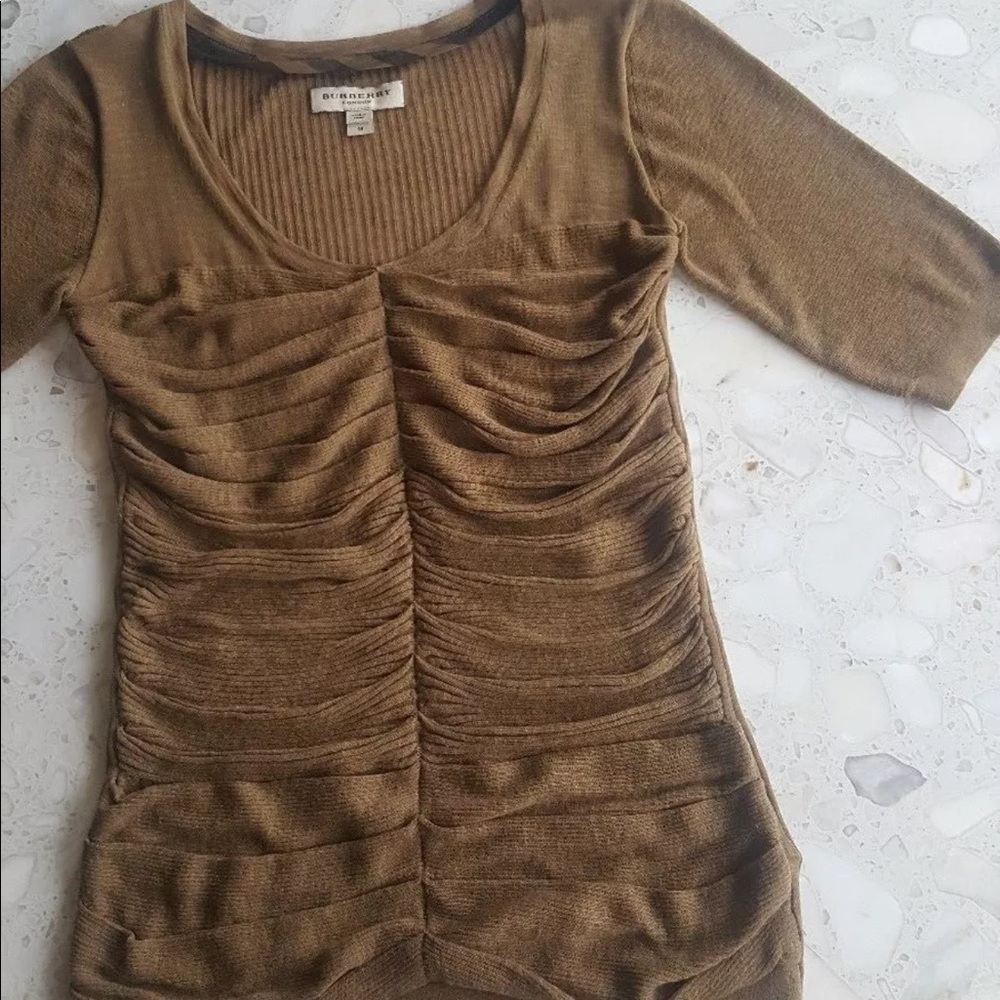 Burberry knit blouse